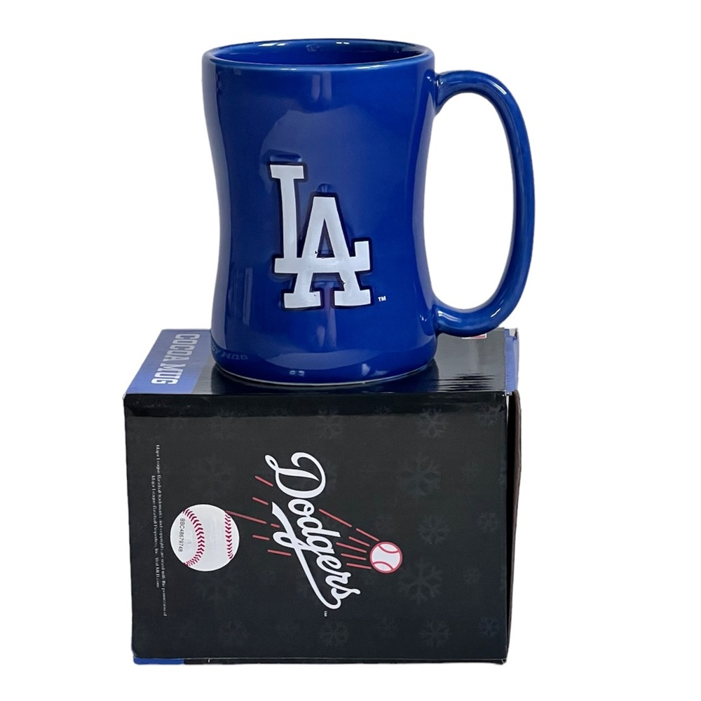 LA Dodgers Mug Los Angeles Coco Cup Coffee Teacup Sports Crate BDA MLB 2017 NWB